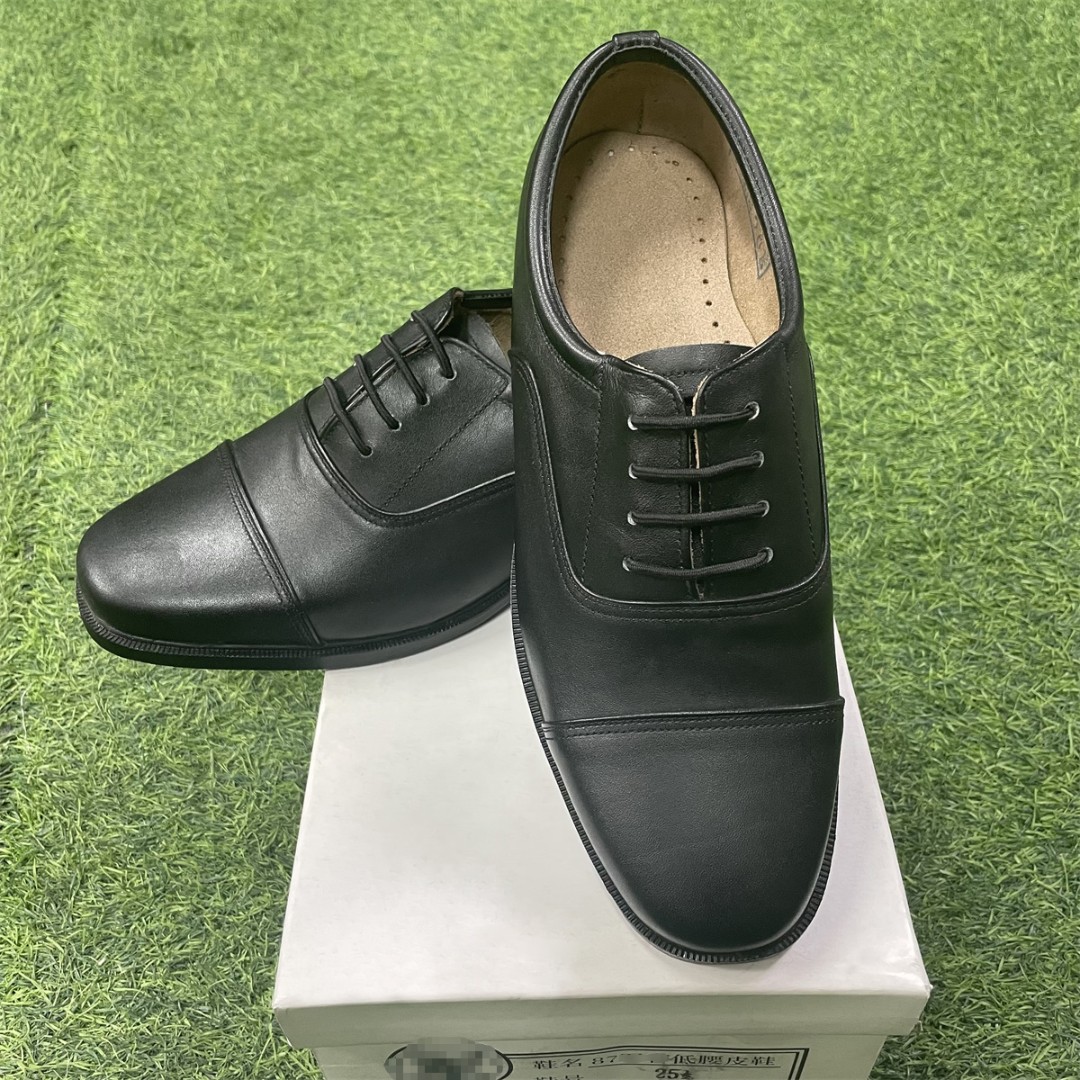 哑光三接头皮鞋男士系带牛皮春秋款