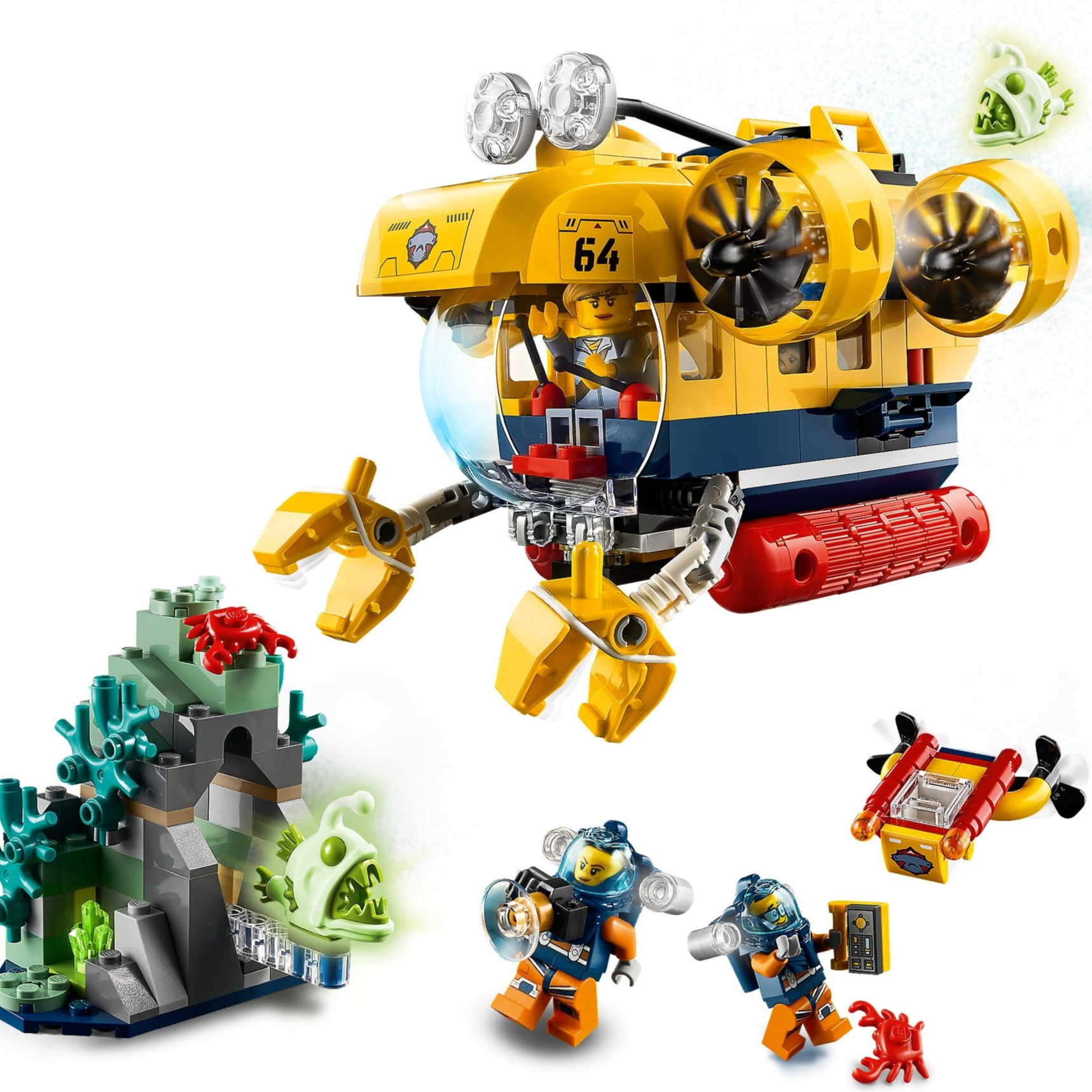 60264海洋探索潜水艇（展品回盒）