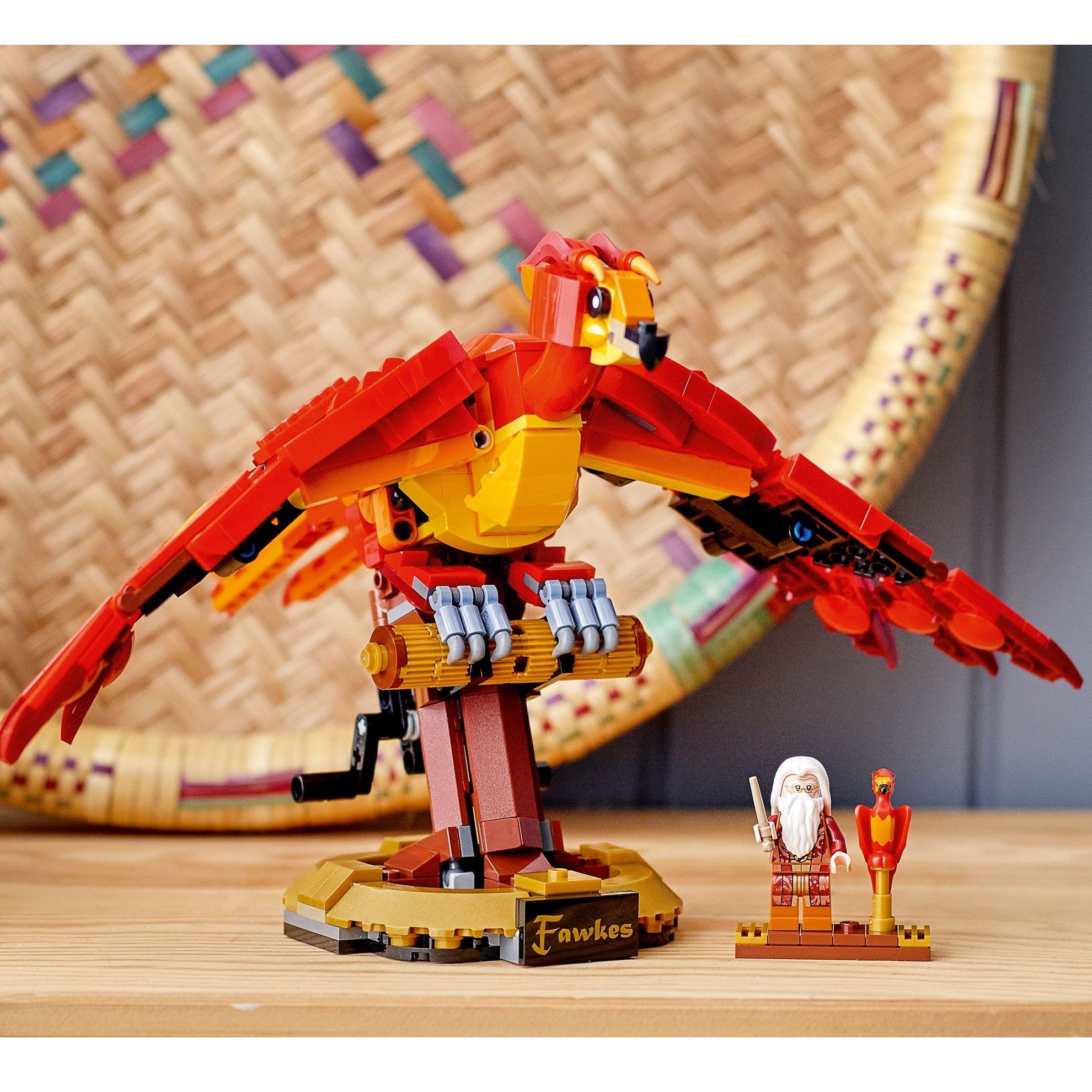 76394邓布利多的凤凰福克斯积木收藏版（展品回盒）