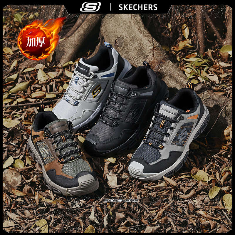 【秋行】斯凯奇新款加厚男士休闲徒步鞋跑步登山鞋轻便防滑204493