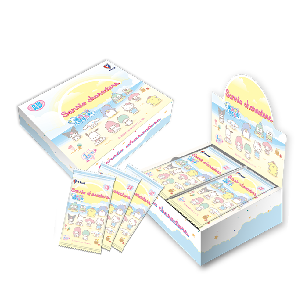 【拆盒】卡宝文创 三丽鸥家族拍立得-收藏卡牌盲盒