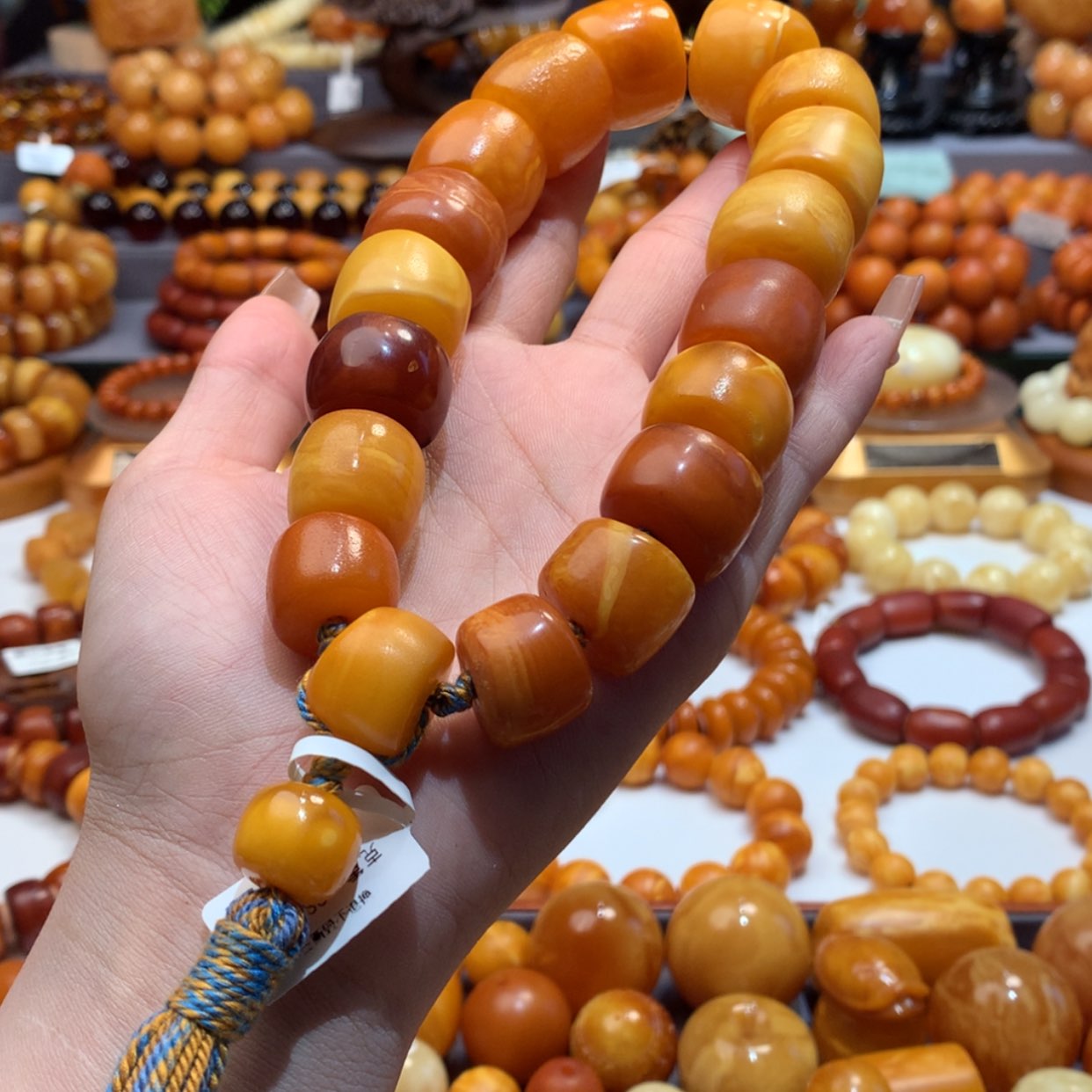 【闪购商品】琥珀手链未镶嵌蜜蜡