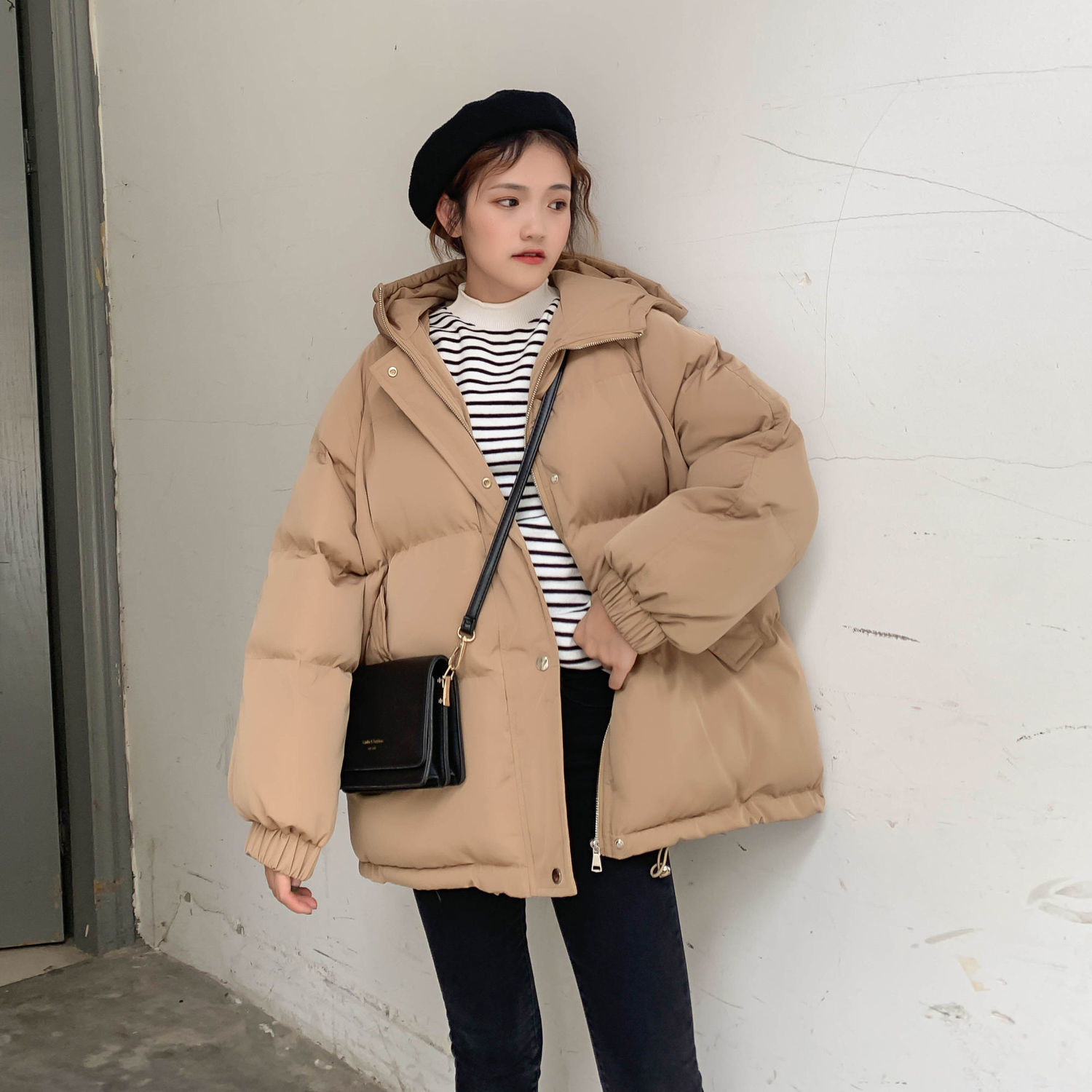 羽绒服女2023新款羽绒服女学生韩版宽松短款冬天外套加厚ins