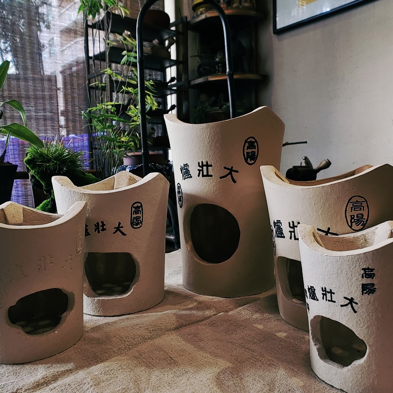 潮汕工夫茶具炭炉大壮炉 高端茶具 白泥纯手工茶炉