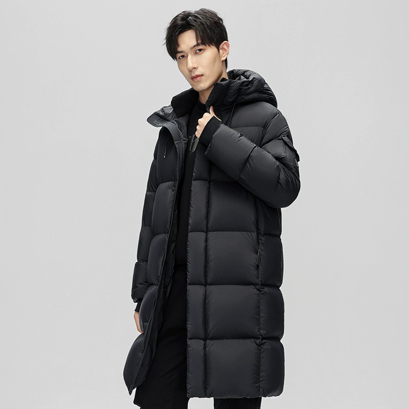 雅鹿男装【300g高充绒】官方情侣款男女冬季鹅绒羽绒服加厚保暖男装