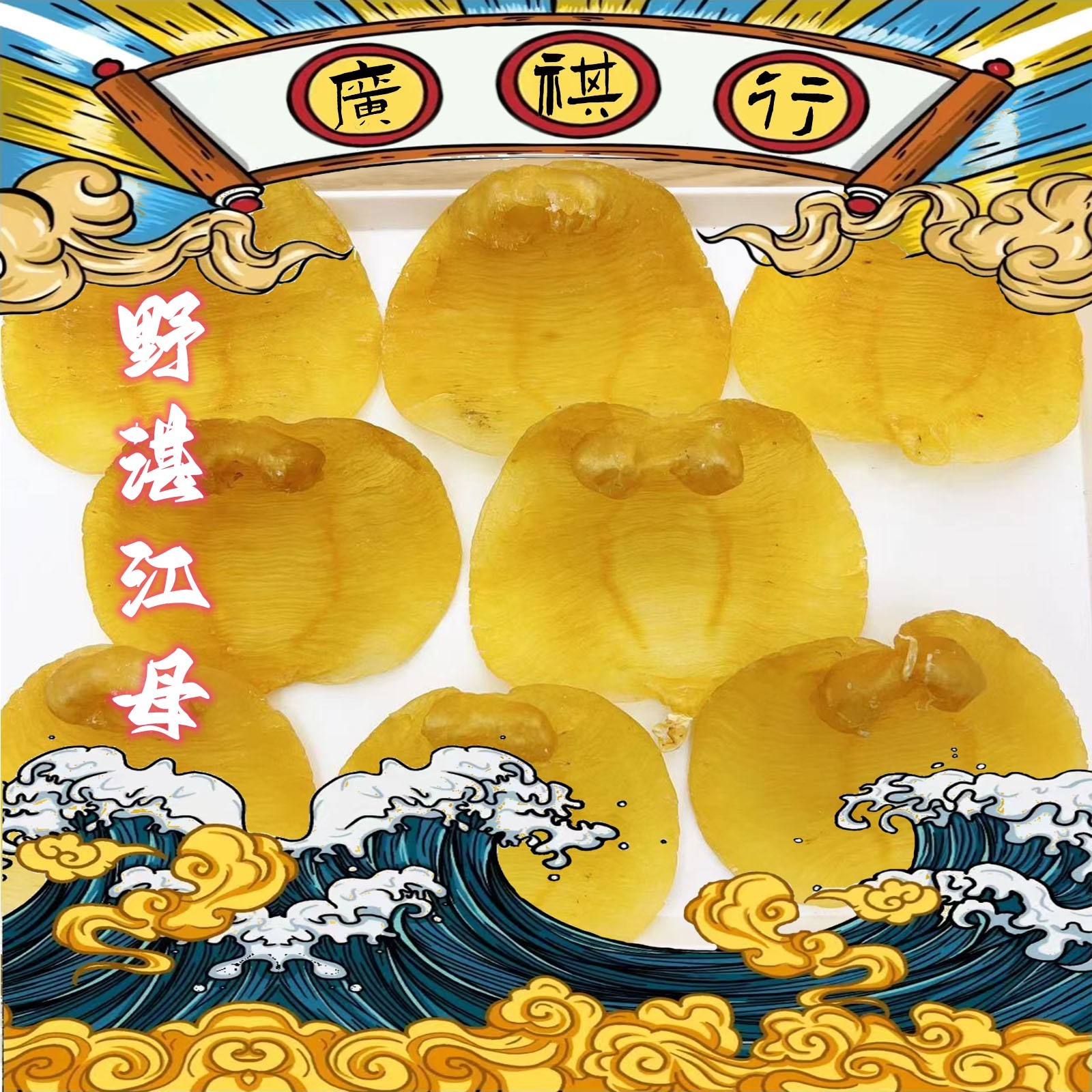 广东  野 金兰公 1-500g 鱼胶 鱼鳔 鱼肚