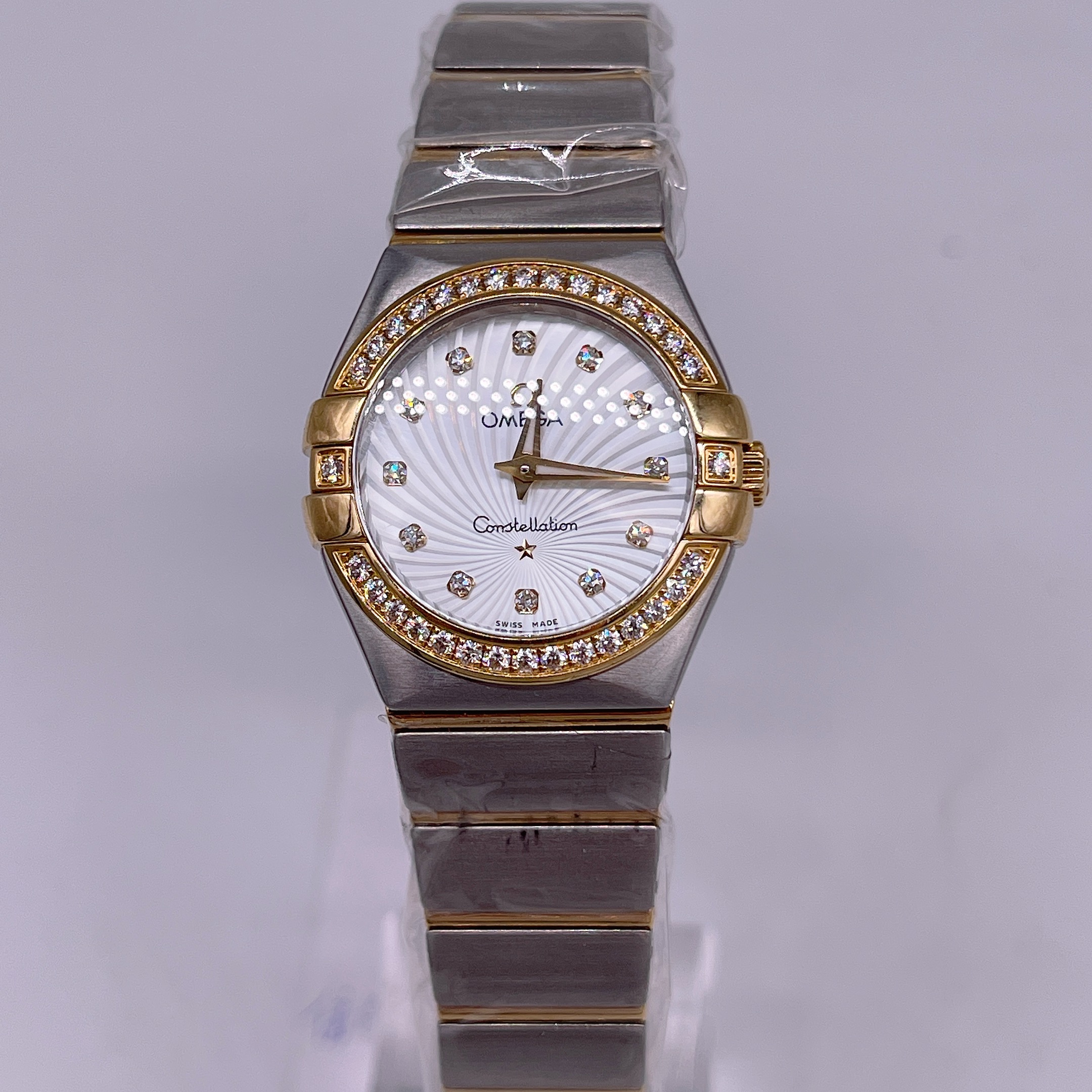 95新 Omega/欧米茄 嘉兴慕时名品，欧米茄星座女表，27口径，