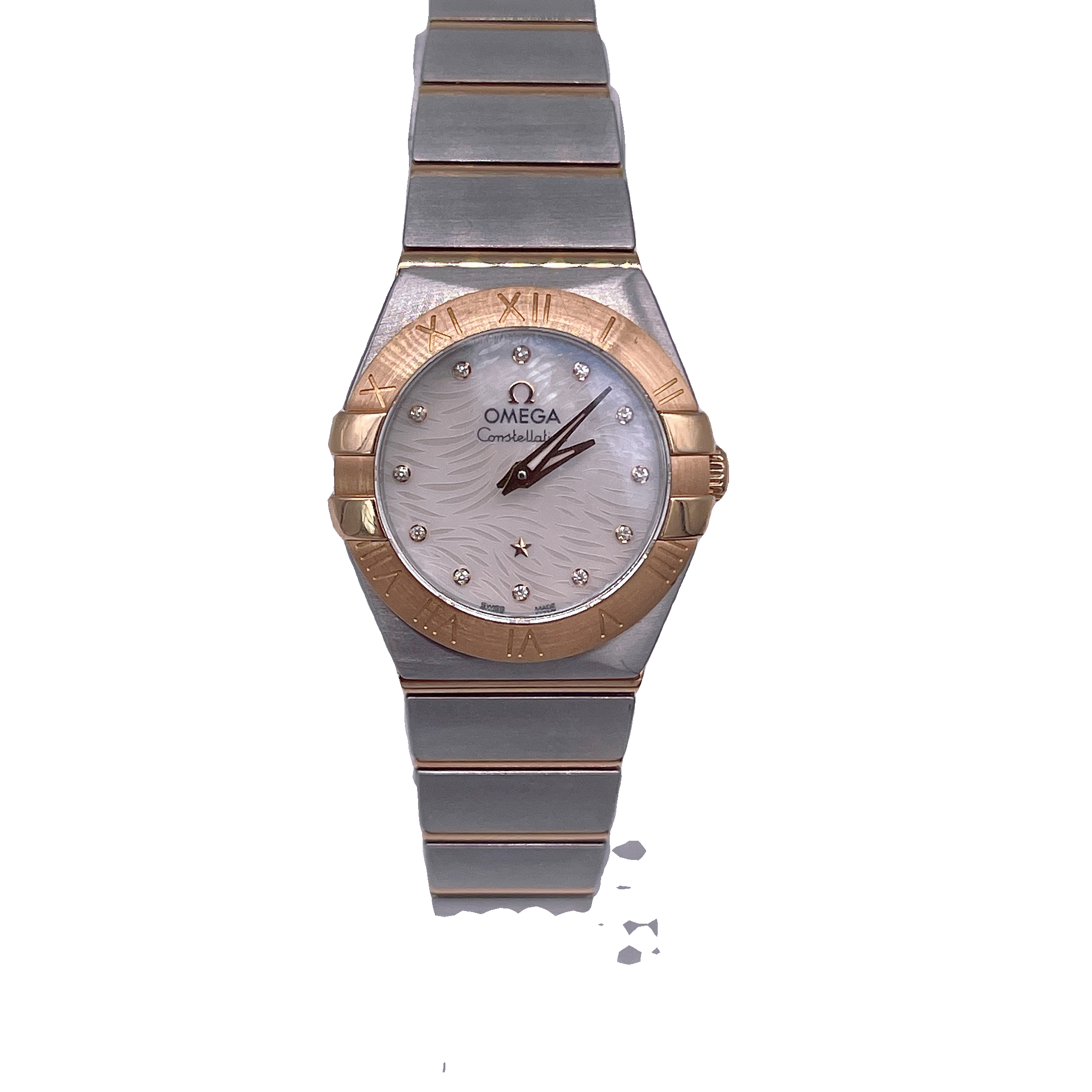 95新 Omega/欧米茄 嘉兴慕时名品，欧米茄星座女表，24口径，石英