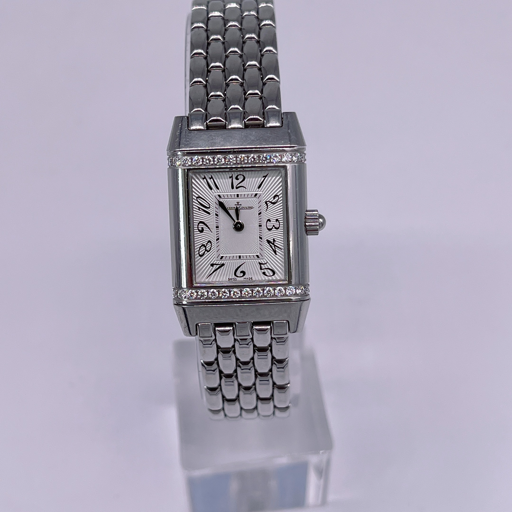 嘉兴慕时名品，积家翻转女表，石英，21x33口径