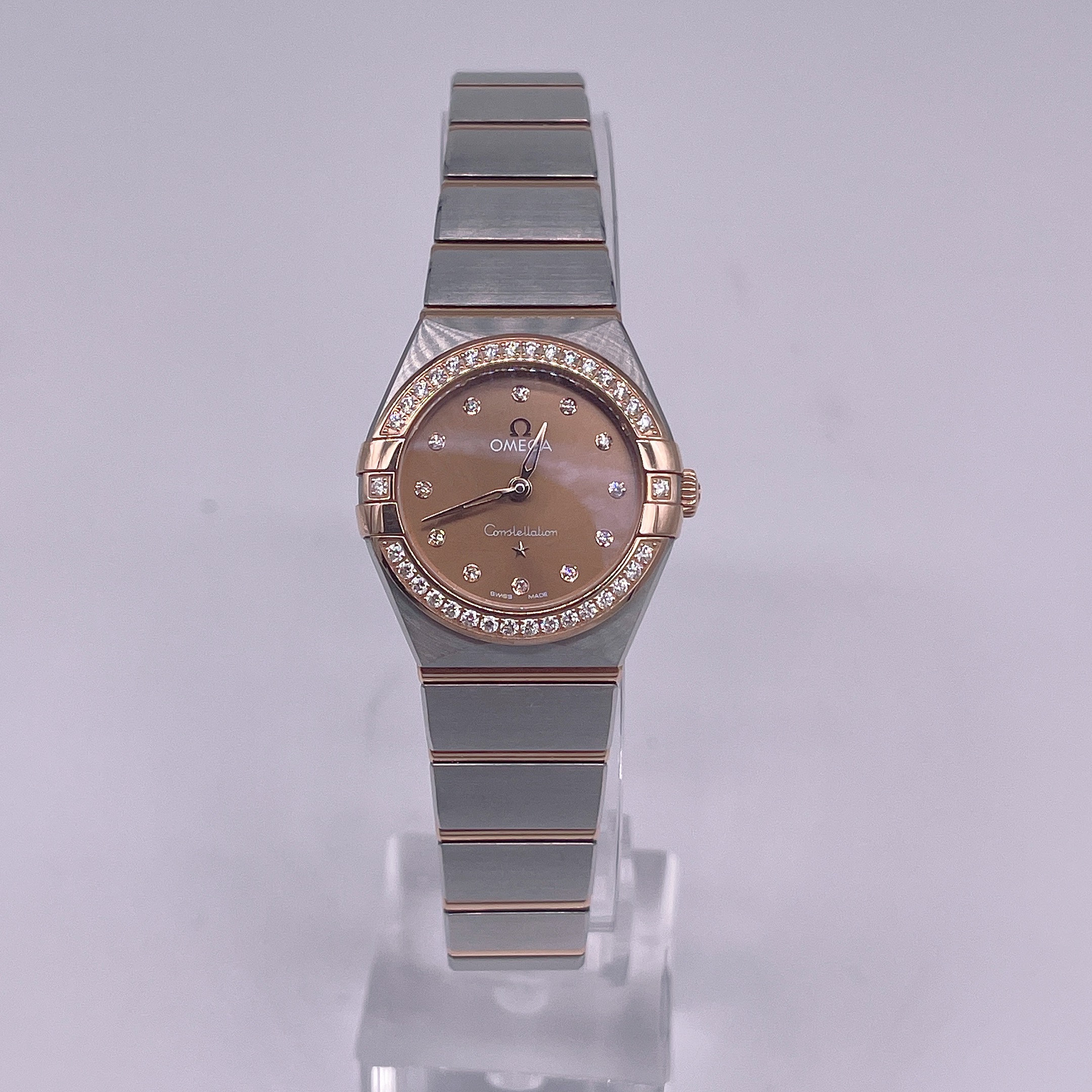 95新 Omega/欧米茄 嘉兴慕时名品，欧米茄曼哈顿女表，25口径，时尚