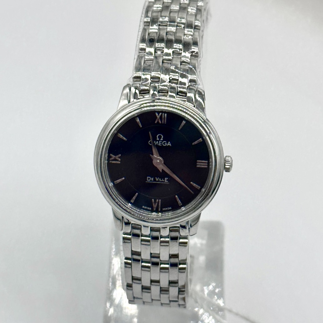 95新 Omega/欧米茄 欧米茄，碟飞，27.4，黑盘手表经典腕表名表