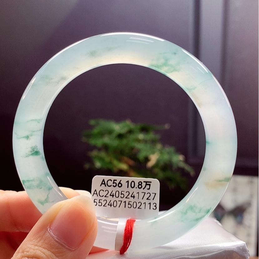 【闪购商品】翡翠手镯未镶嵌17号 11