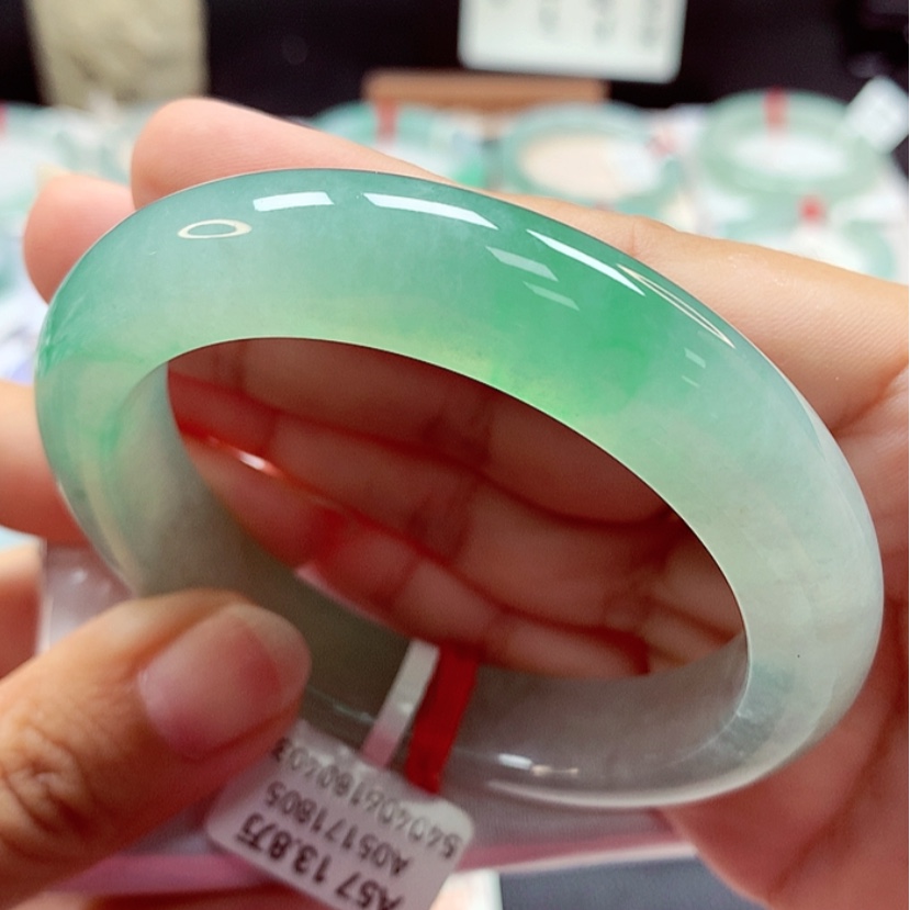 【闪购商品】翡翠手镯未镶嵌6号 11