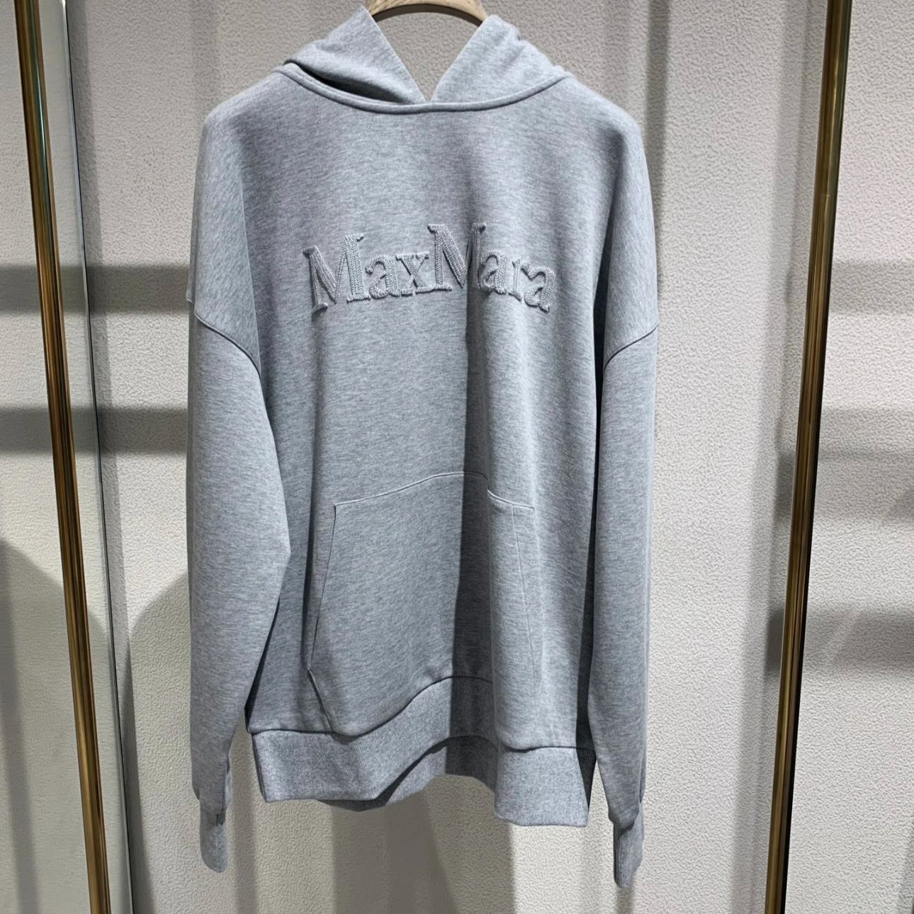 未使用 MaxMara 秋冬 字母长袖帽衫 女款