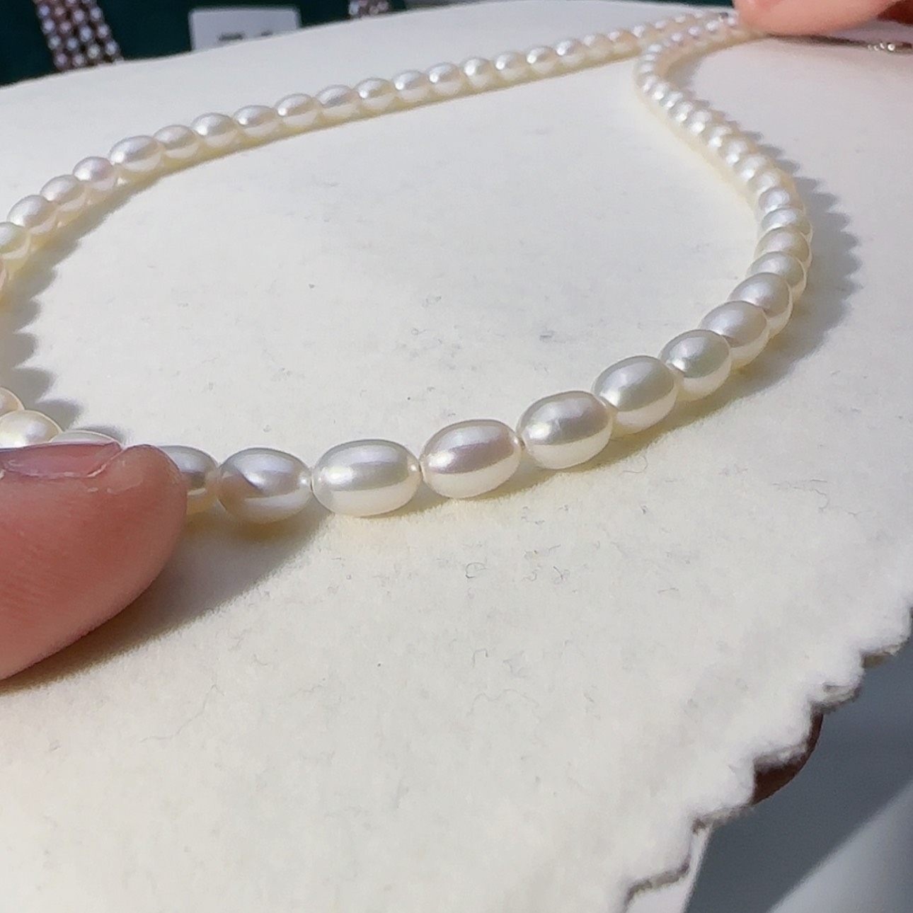 【闪购商品】淡水珍珠颈饰银S925镶嵌2**3