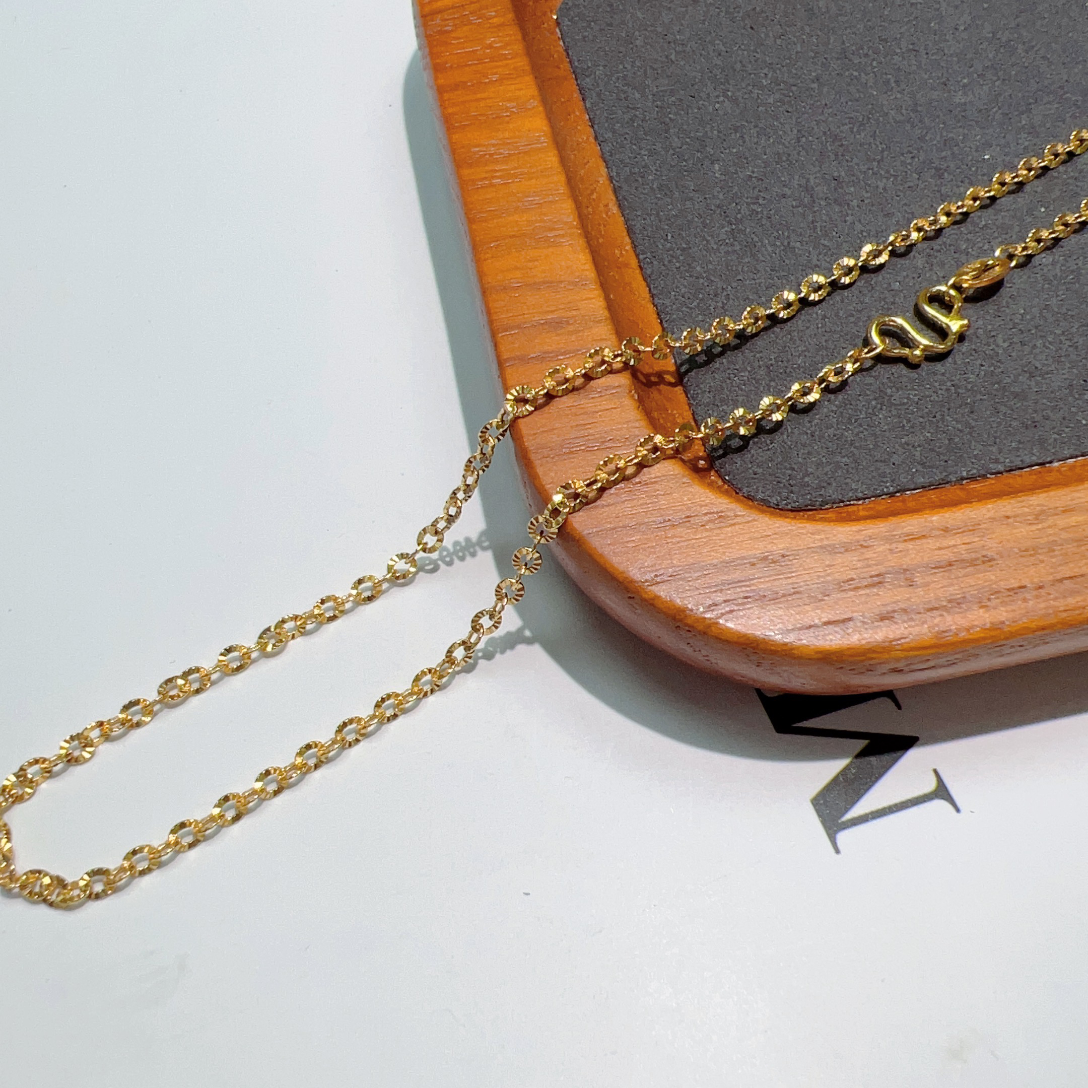 链子足银 足银999.9太阳花单链A015