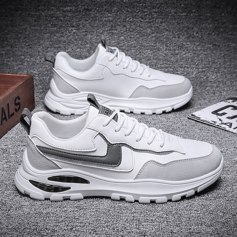 安踏神行男鞋春季韩版百搭休闲运动鞋舒适小白鞋男防臭减震跑步鞋