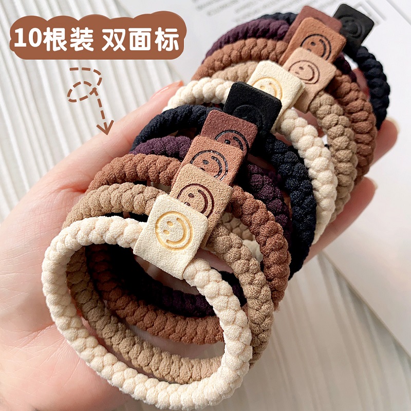 新款扎头绳发圈女简约扎头发橡皮筋头饰耐用发绳