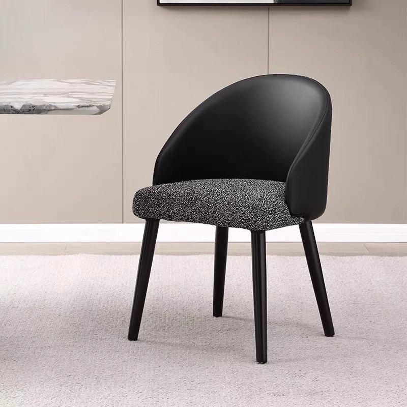 最新款极简家用餐椅简约椅子舒适靠背轻奢客厅餐桌椅酒店北欧餐厅