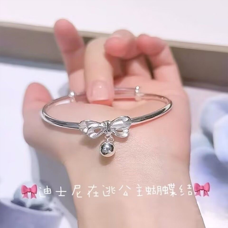 925银手镯 珍鑫爱手链女款女手饰品精致闺蜜七夕情人节礼物送女友