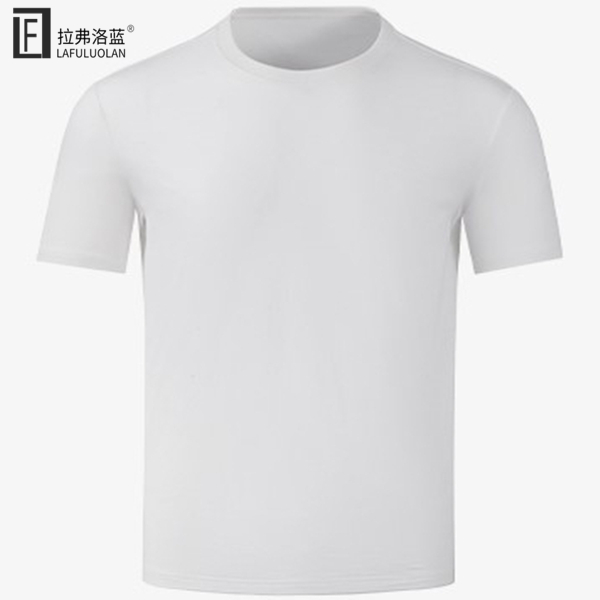 LAFULUOLAN/拉弗洛蓝新疆长绒棉T恤高品质男士型男内搭圆领LF版