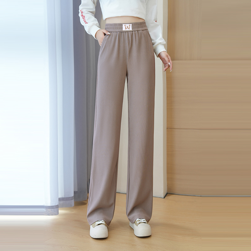 窄版阔腿裤女2025秋季新款高腰垂感西裤宽松百搭显瘦直筒休闲女裤