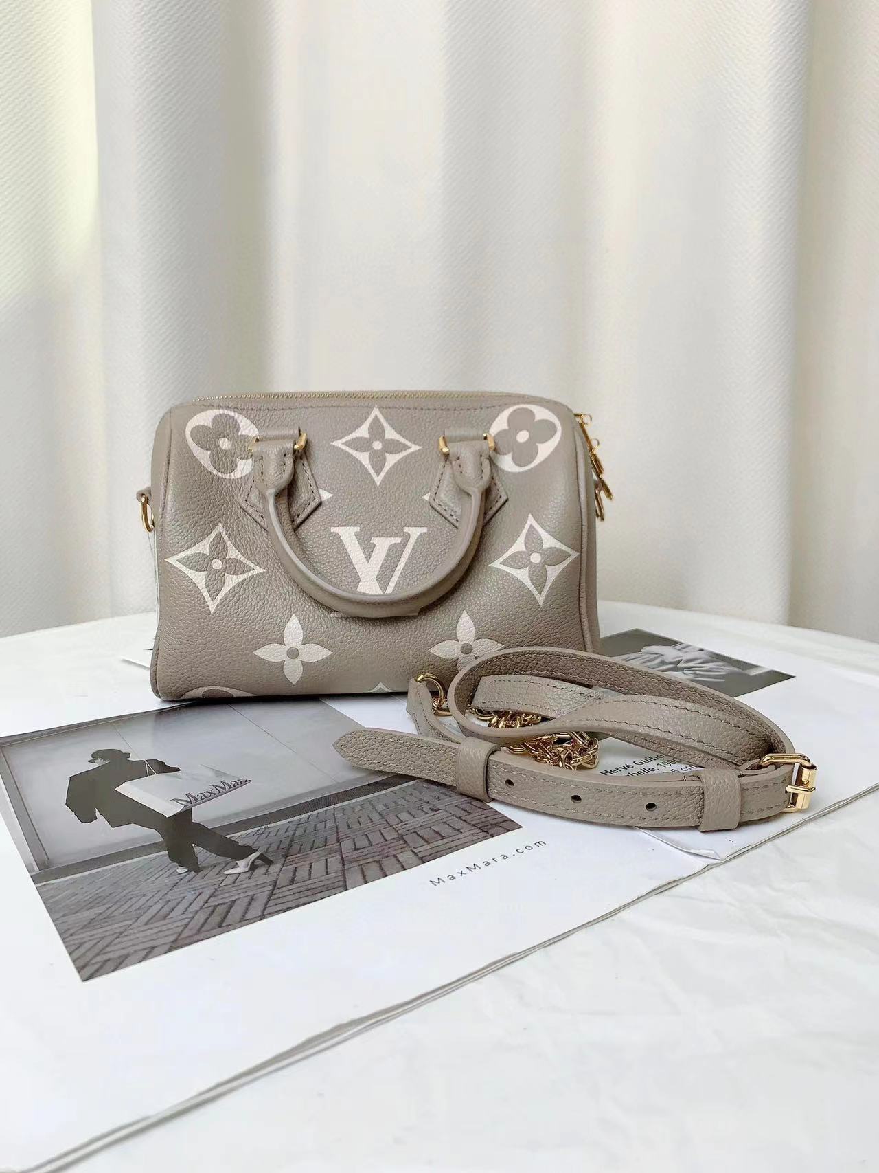 99新 LouisVuitton/路易威登 speedy 20大象灰包/无公价/甄选