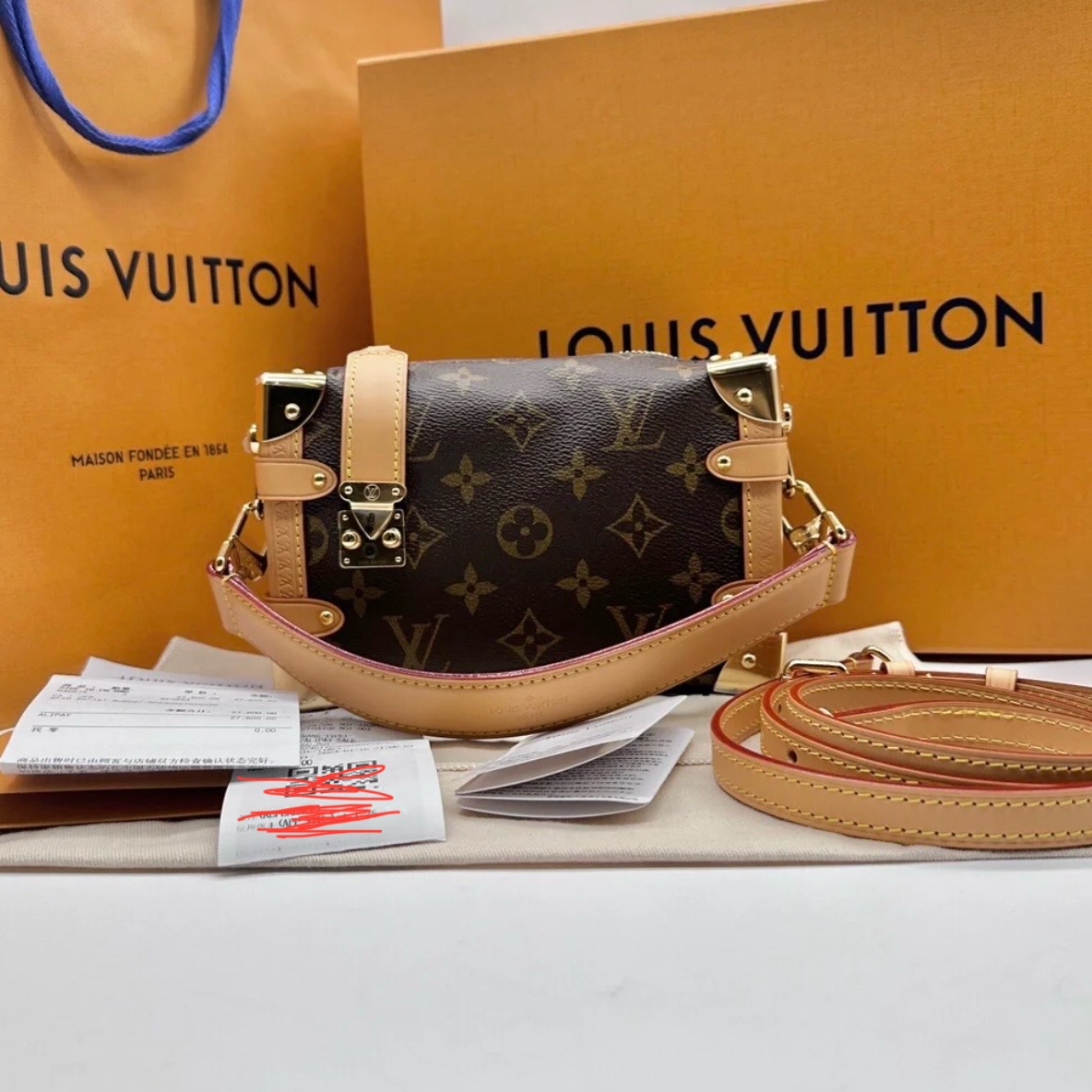 99新 LouisVuitton/路易威登 谷爱凌盒子小号//甄选