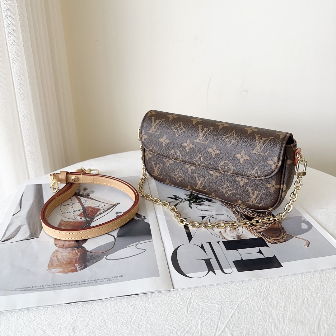 全新未使用 LouisVuitton/路易威登 LV ivy 经典老花/无公价/甄选