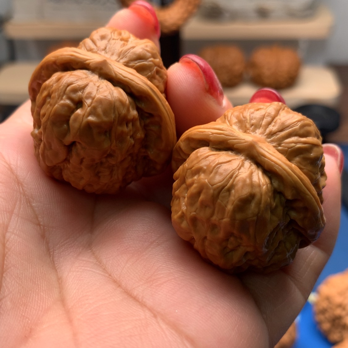 【闪购商品】文玩核桃吊坠玉蝉蛙35