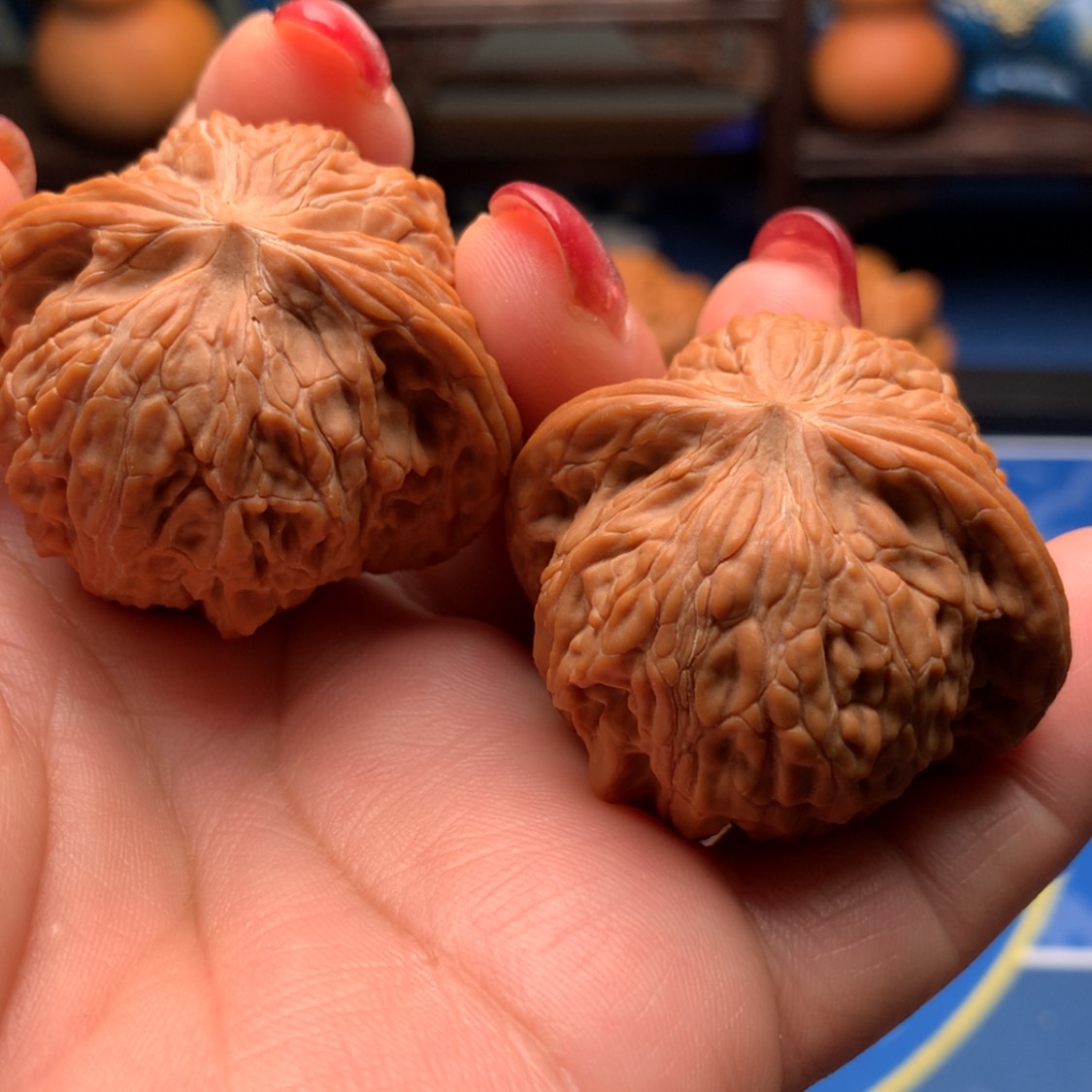 【闪购商品】文玩核桃吊坠磨盘狮子头41