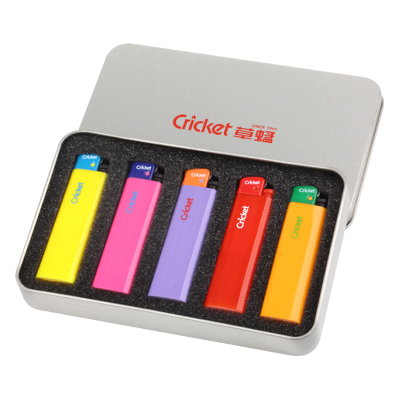 cricket草蜢砂轮打火机刻字印字广告个性创意潮明火滑轮原装进口