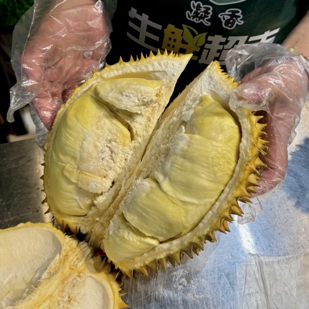 3【1果1拍默认扒肉】A果同城小时达泰国树熟金枕头榴莲