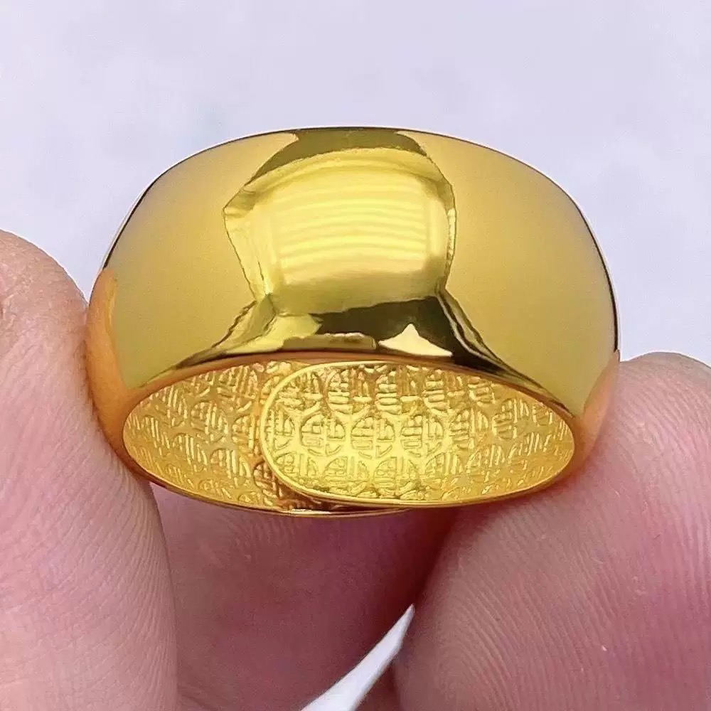 合金戒指 光面戒指可调节亮面指环