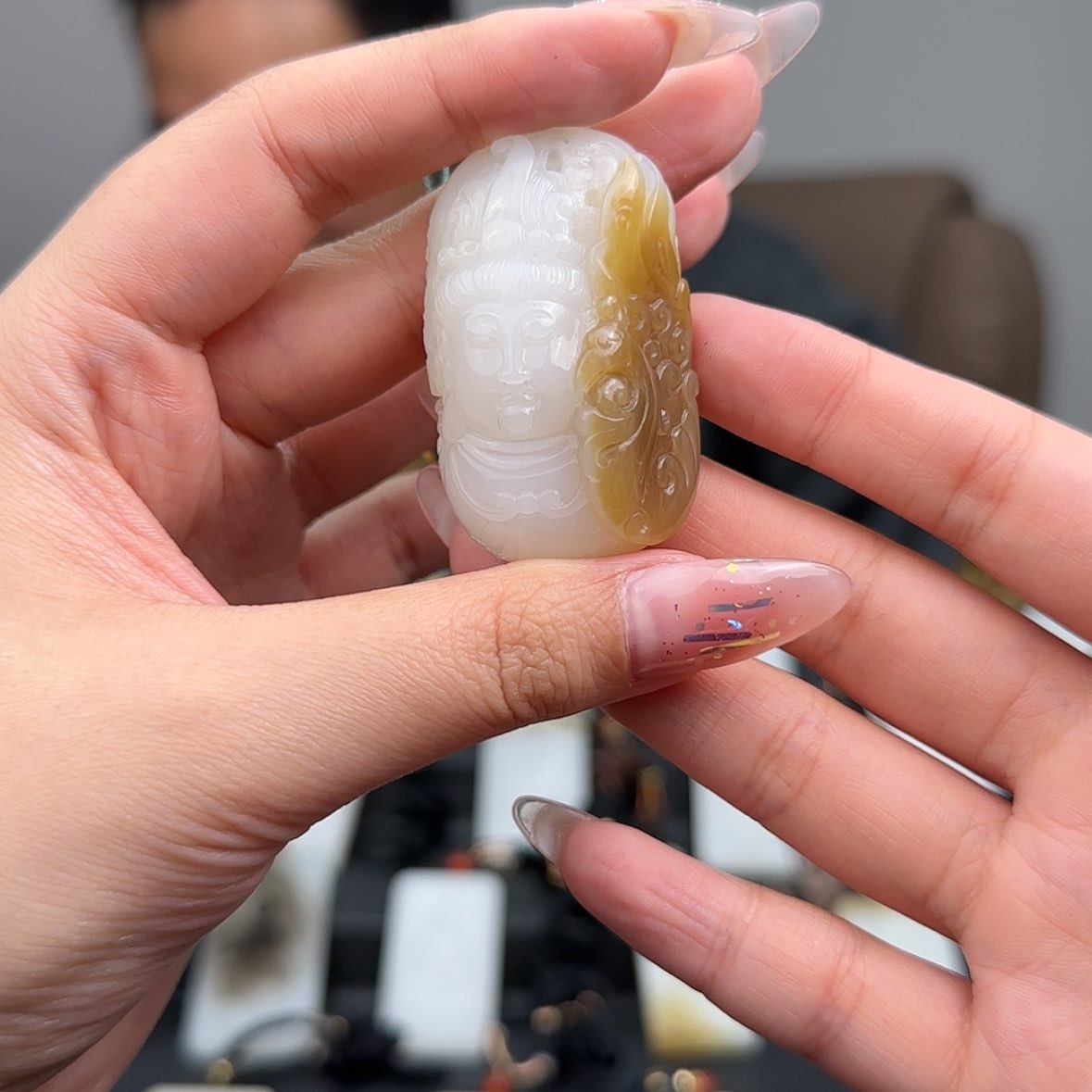 【闪购商品】和田玉（糖玉）颈饰未镶嵌