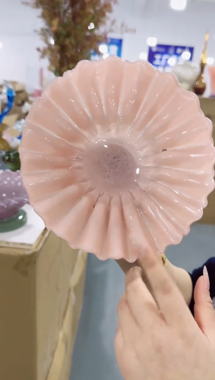 【闪购商品】DD-粉色花底折纸