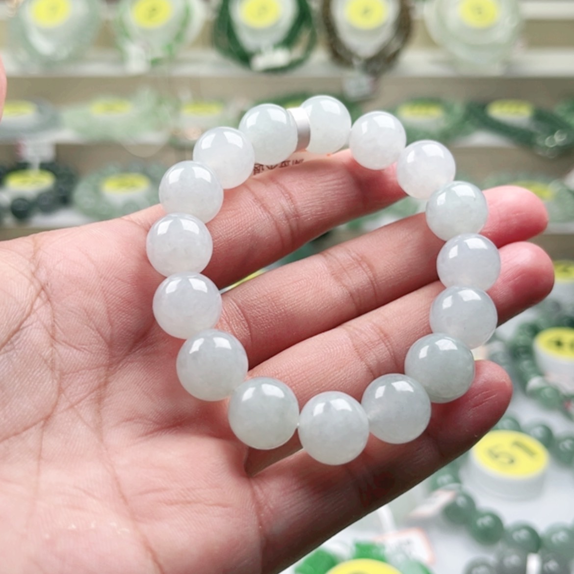 【闪购商品】翡翠手串未镶嵌乡****9