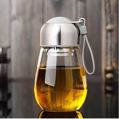 .茶水分离泡茶杯隔热玻璃杯男女保温可携式防摔小巧迷你水