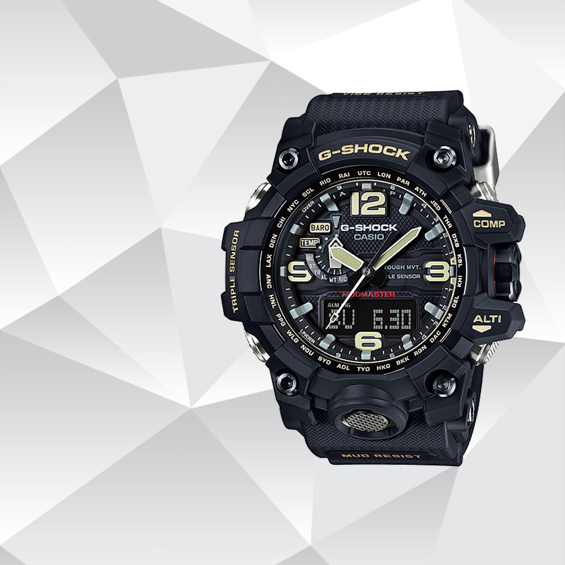Casio/卡西欧G-SHOCK大泥王一代电波太阳能运动手表GWG-1000系列