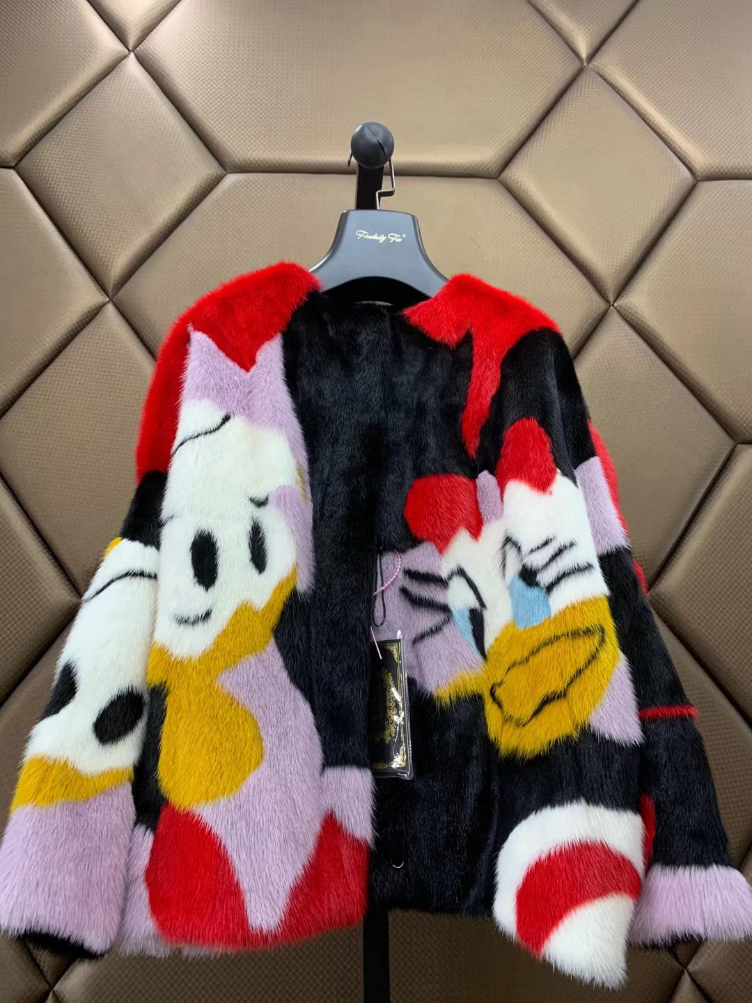 衣长63 胸围152进口丹麦天鹅绒整貂米奇款廓形版 胖瘦都可以驾驭