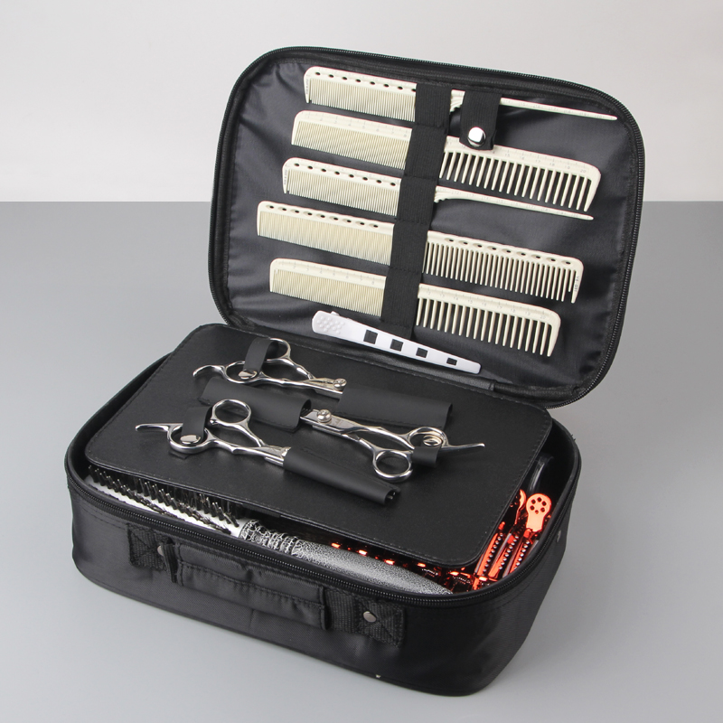 美发工具包理发店多功能剪刀包剪发拉链手提电推剪包工具箱焗油