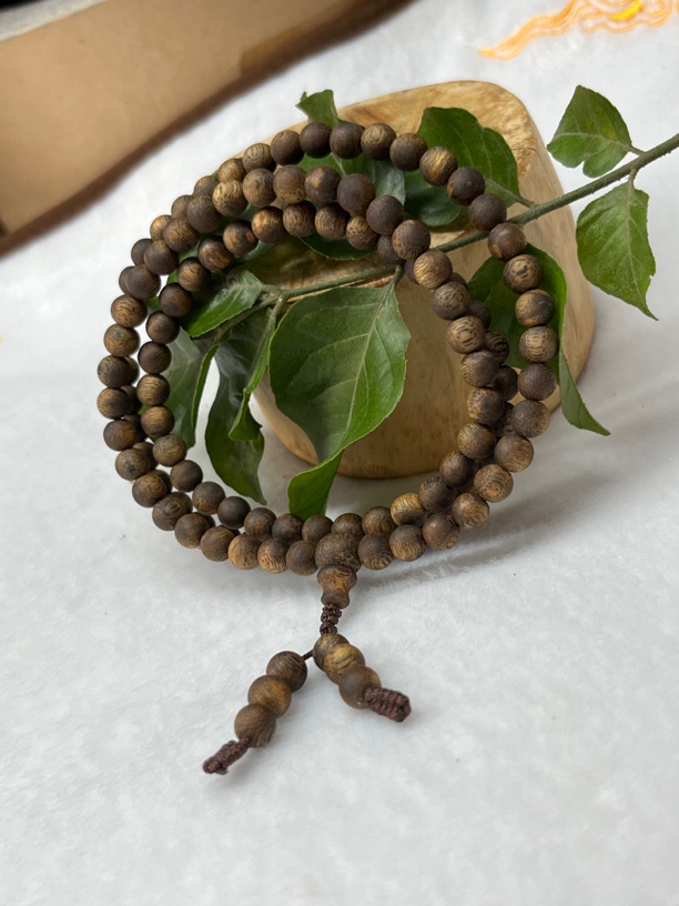 沉香绿棋南0.6mm手串108颗佛珠收藏高货女神款