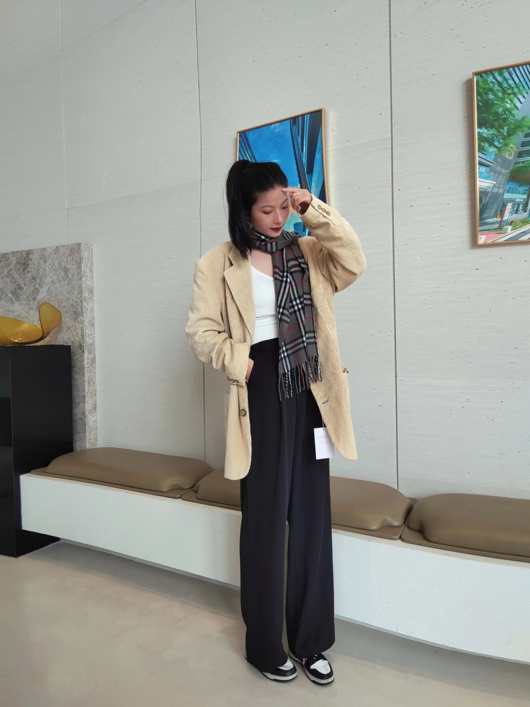 复古西装宽松百搭男女同款西服外套Vintage