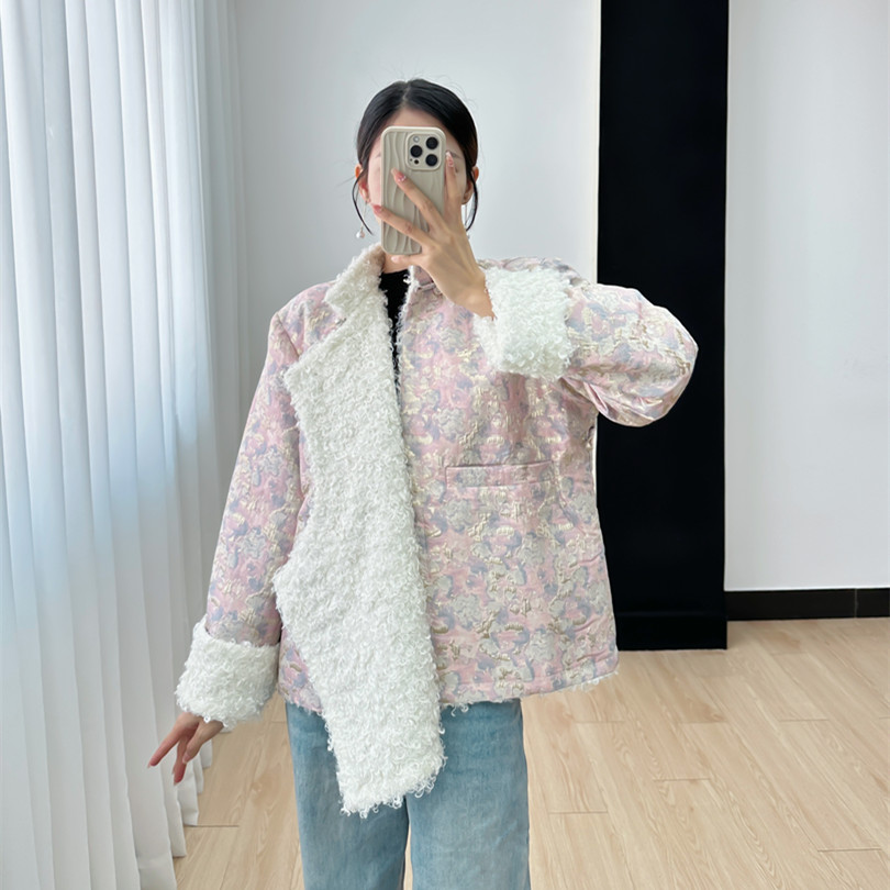 藏装新款情侣外套棉衣加绒厚藏服藏族女棉袄民族特色冬天藏式棉服