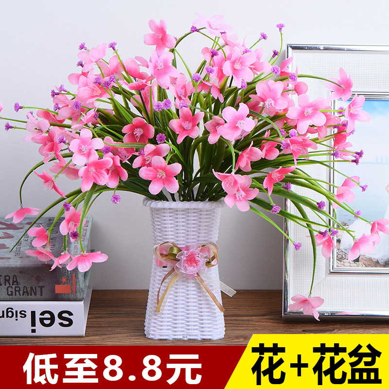 厨师点缀装饰假花仿真干花室内家居摆设餐桌茶几摆件客厅塑料插小