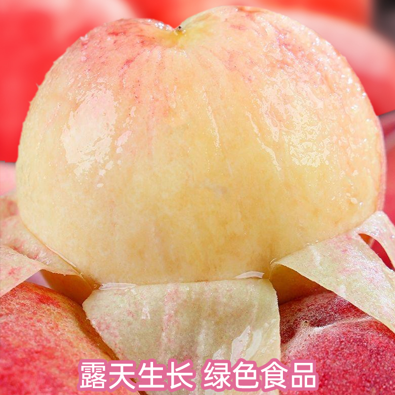 彩箱装夏日尝鲜龙泉山水蜜桃软硬两吃桃子香甜爆汁坏包果赔