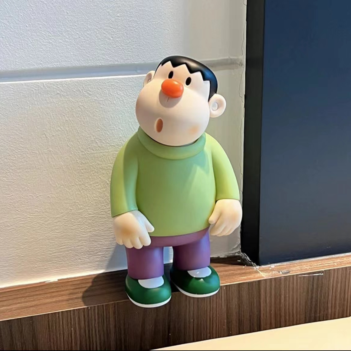 23CM歪头胖虎潮玩摆件家居客厅酒柜电视柜装饰品