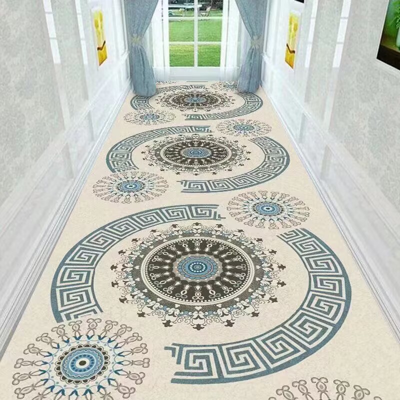 循环圈硅藻泥防滑吸水地垫脚垫门垫家用玄关卧室简约地毯门垫