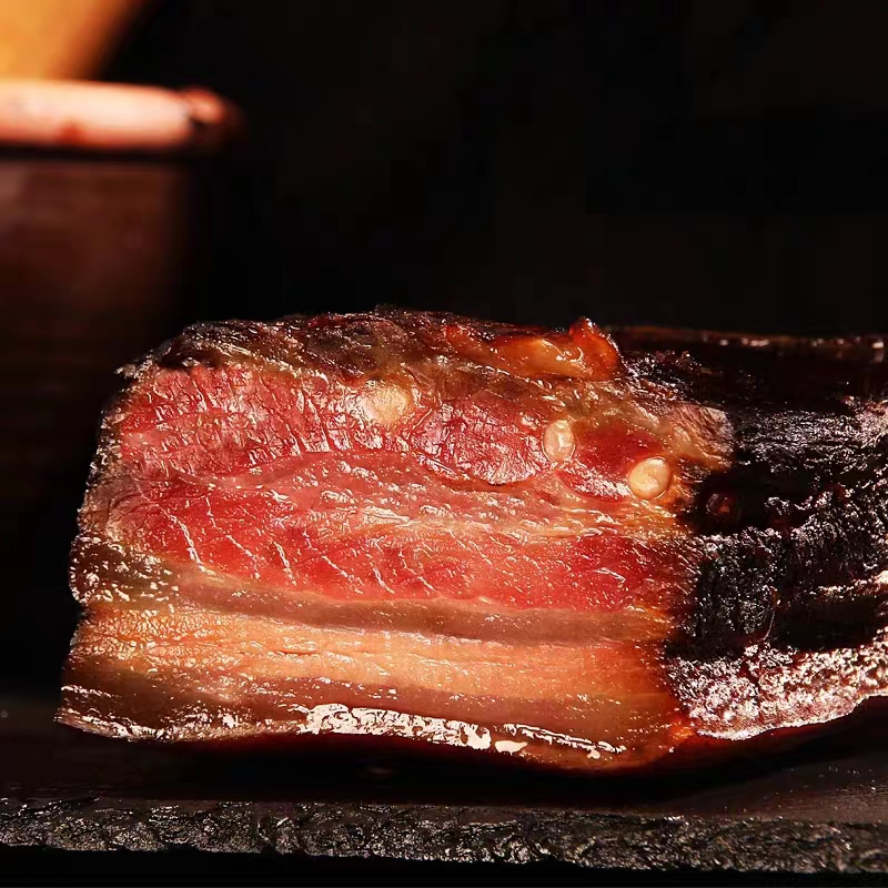 【买2斤送1斤】湖南正宗烟熏偏瘦腊肉跑山土猪偏瘦腊肉五花肉3斤