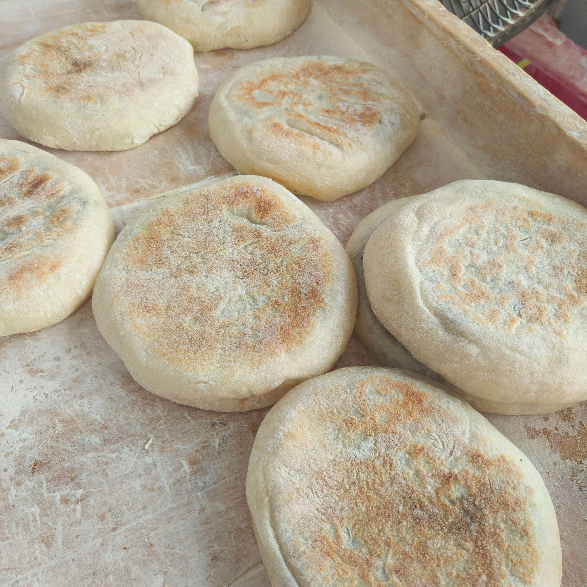 活面手工芝麻糖饼